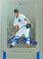 Esteban Loaiza Signed 2005 Donruss Classics Baseball Card - New York Yankees