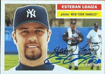Esteban Loaiza Signed 2005 Topps Heritage Baseball Card - New York Yankees - PastPros