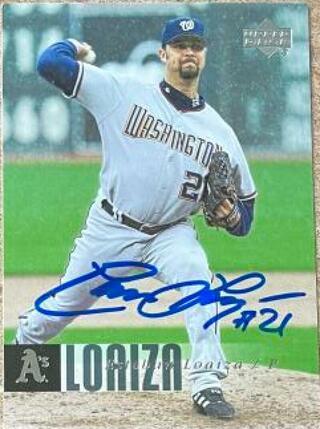 Esteban Loaiza Signed 2006 Upper Deck Baseball Card - Oakland A's #489 - PastPros