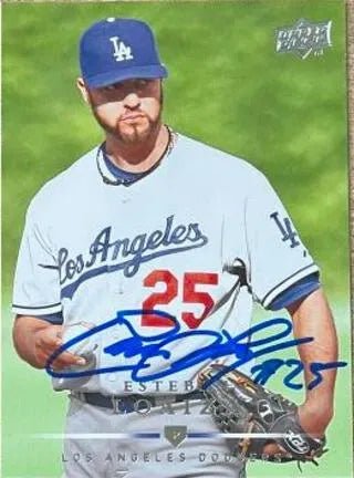 Esteban Loaiza Signed 2008 Upper Deck Baseball Card - Los Angeles Dodgers