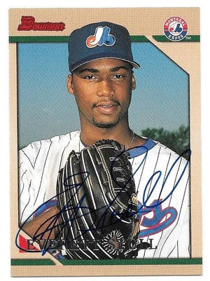 Everett Stull Signed 1996 Bowman Baseball Card - Montreal Expos