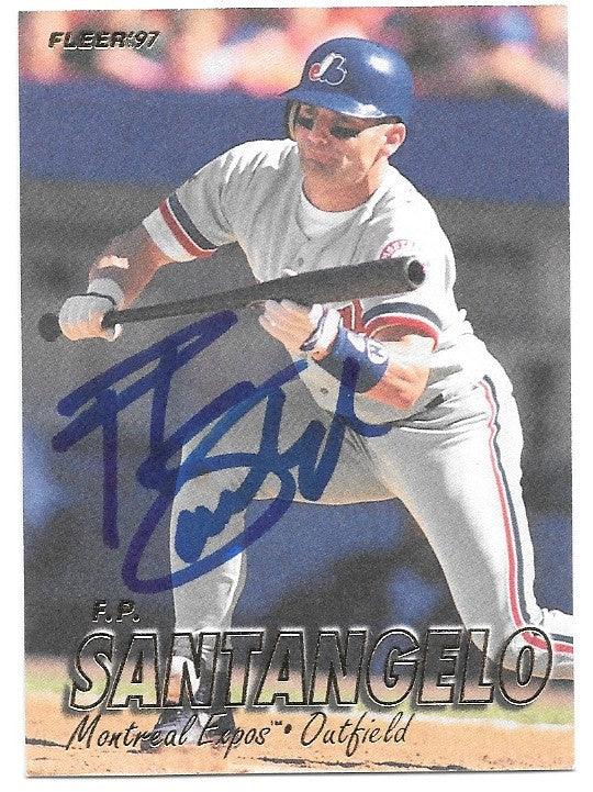 F.P. Santangelo Signed 1997 Fleer Baseball Card -  Montreal Expos - PastPros
