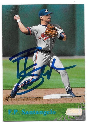 F.P. Santangelo Signed 1998 Stadium Club Baseball Card -  Montreal Expos - PastPros