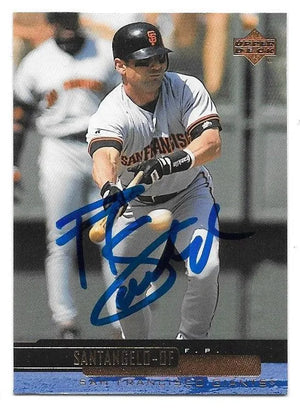 F.P. Santangelo Signed 2000 Upper Deck Baseball Card - San Francisco Giants - PastPros