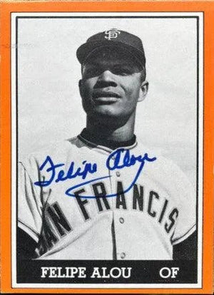Felipe Alou Signed 1981 TCMA Baseball Card - San Francisco Giants