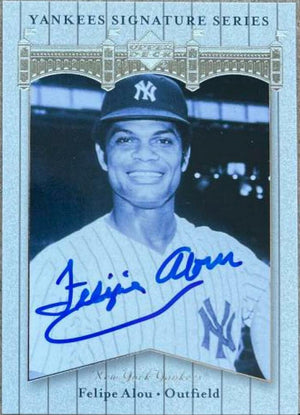 Felipe Alou Signed 2003 Upper Deck Signature Edition Baseball Card - New York Yankees - PastPros