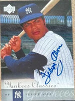 Felipe Alou Signed 2004 Upper Deck Yankees Classics Baseball Card - New York Yankees