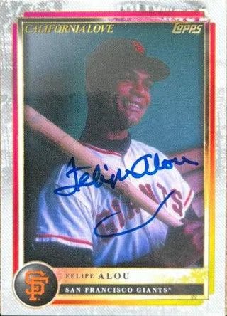 Felipe Alou Signed 2022 Topps x Aaron Judge Baseball Card - San Francisco Giants