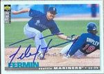 Felix Fermin Signed 1995 Collector's Choice Baseball Card - Seattle Mariners