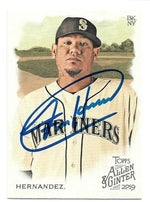 Felix Hernandez Signed 2019 Allen & Ginter Baseball Card - Seattle Mariners
