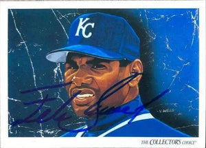 Felix Jose Signed 1993 Upper Deck Baseball Card - Kansas City Royals