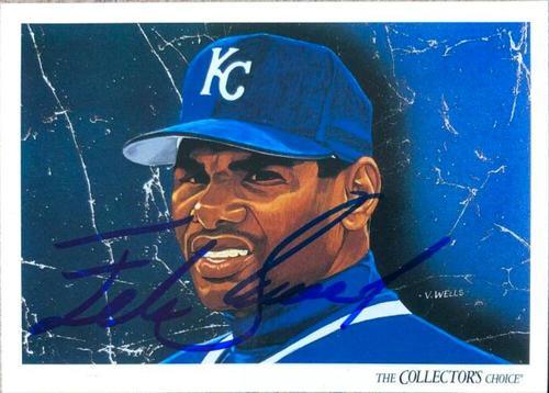 Felix Jose Signed 1993 Upper Deck Baseball Card - Kansas City Royals - PastPros