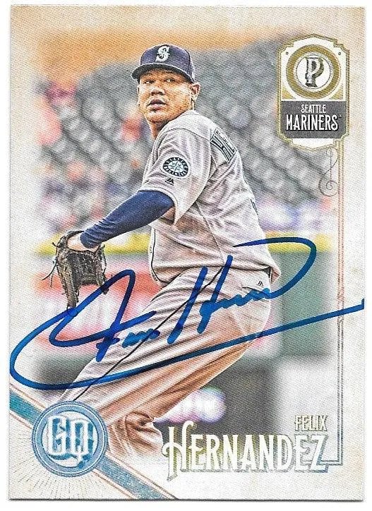 Felix Rodriguez Signed 2018 Gypsy Queen Baseball Card - Seattle Mariners