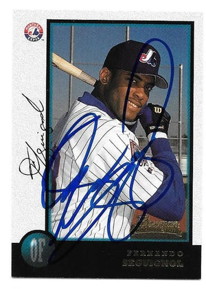 Fernando Seguinol Signed 1998 Bowman Baseball Card - Montreal Expos - PastPros