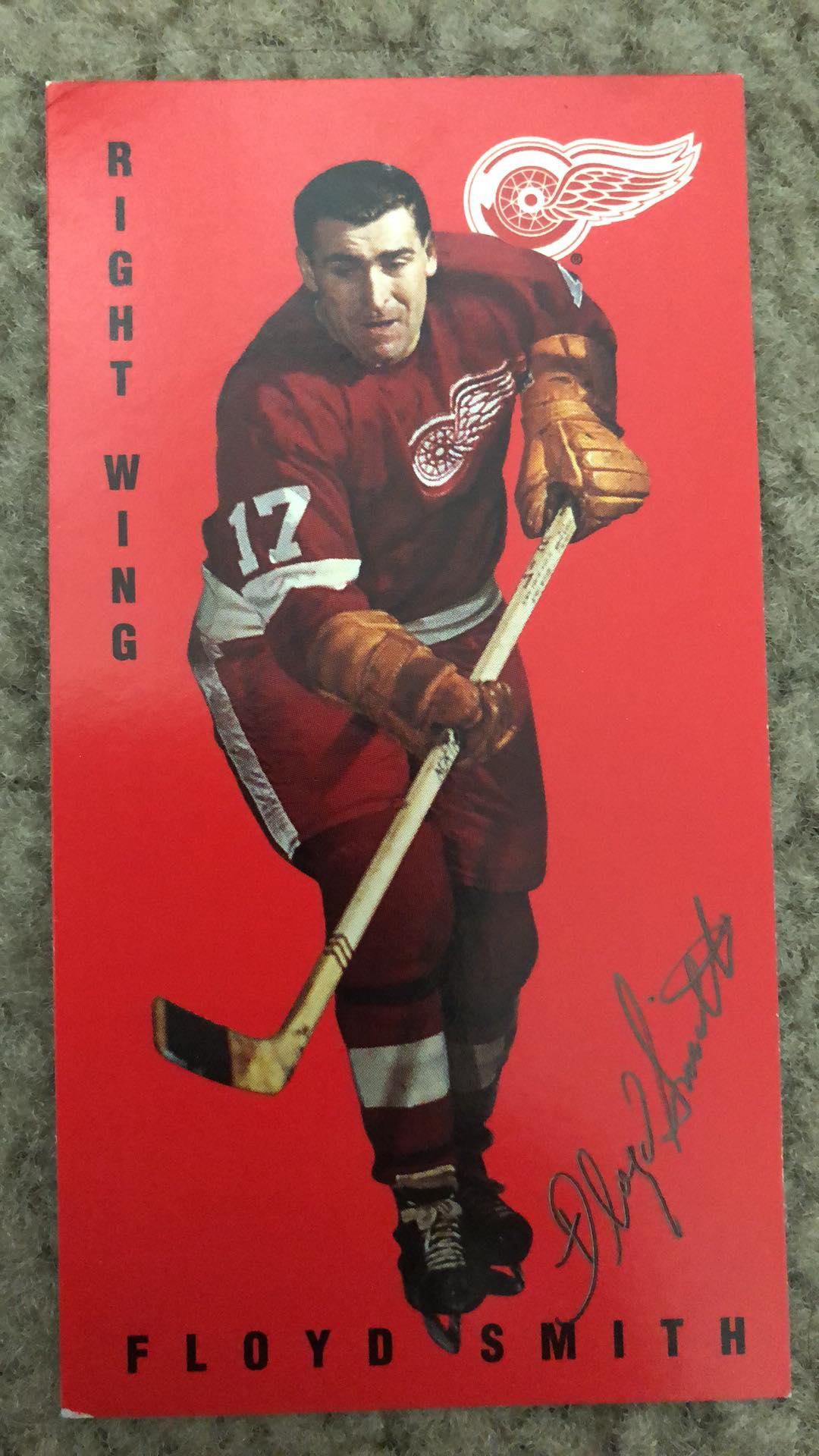 Floyd Smith Signed 1994-95 Parkhurst Tall Boys Hockey Card - Detroit Red Wings - PastPros