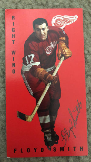 Floyd Smith Signed 1994-95 Parkhurst Tall Boys Hockey Card - Detroit Red Wings - PastPros