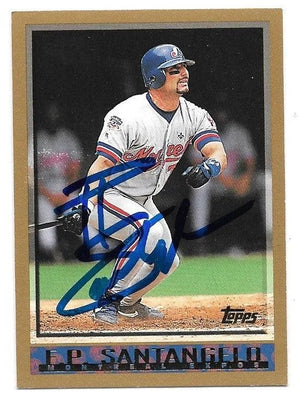 F.P. Santangelo Signed 1998 Topps Baseball Card -  Montreal Expos