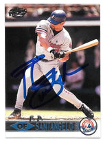 F.P. Santangelo Signed 1999 Pacific Baseball Card -  Montreal Expos