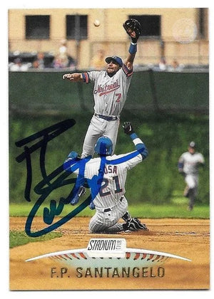 F.P. Santangelo Signed 1999 Stadium Club Baseball Card -  Montreal Expos