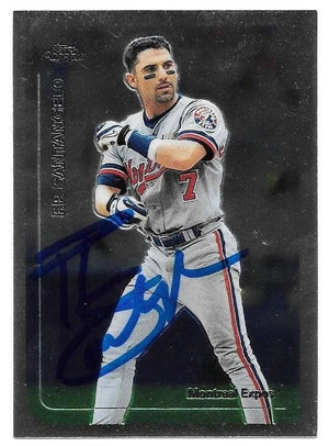 F.P. Santangelo Signed 1999 Topps Chrome Baseball Card -  Montreal Expos