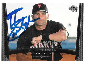 F.P. Santangelo Signed 1999 Upper Deck Baseball Card - San Francisco Giants