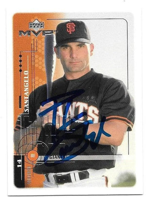 F.P. Santangelo Signed 1999 Upper Deck MVP Baseball Card - San Francisco Giants