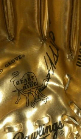 Frank White Signed Mini Rawlings Gold Glove