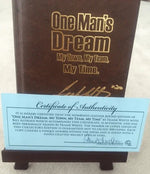 Frank White's "One Man's Dream" Book - Signed Copy