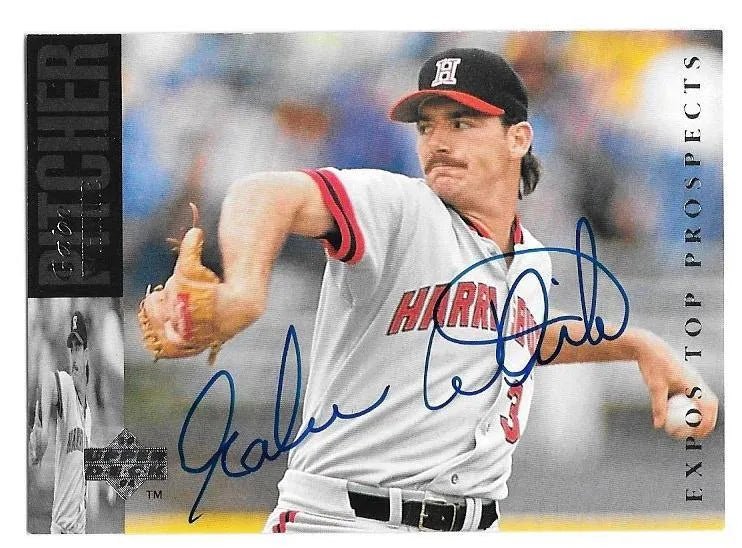 Gabe White Signed 1994 Upper Deck Minors Baseball Card - Montreal Expos