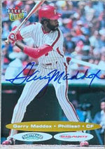 Garry Maddox Signed 2003 Fleer Ultra Phillies All-Vet Team Baseball Card - Philadelphia Phillies - PastPros