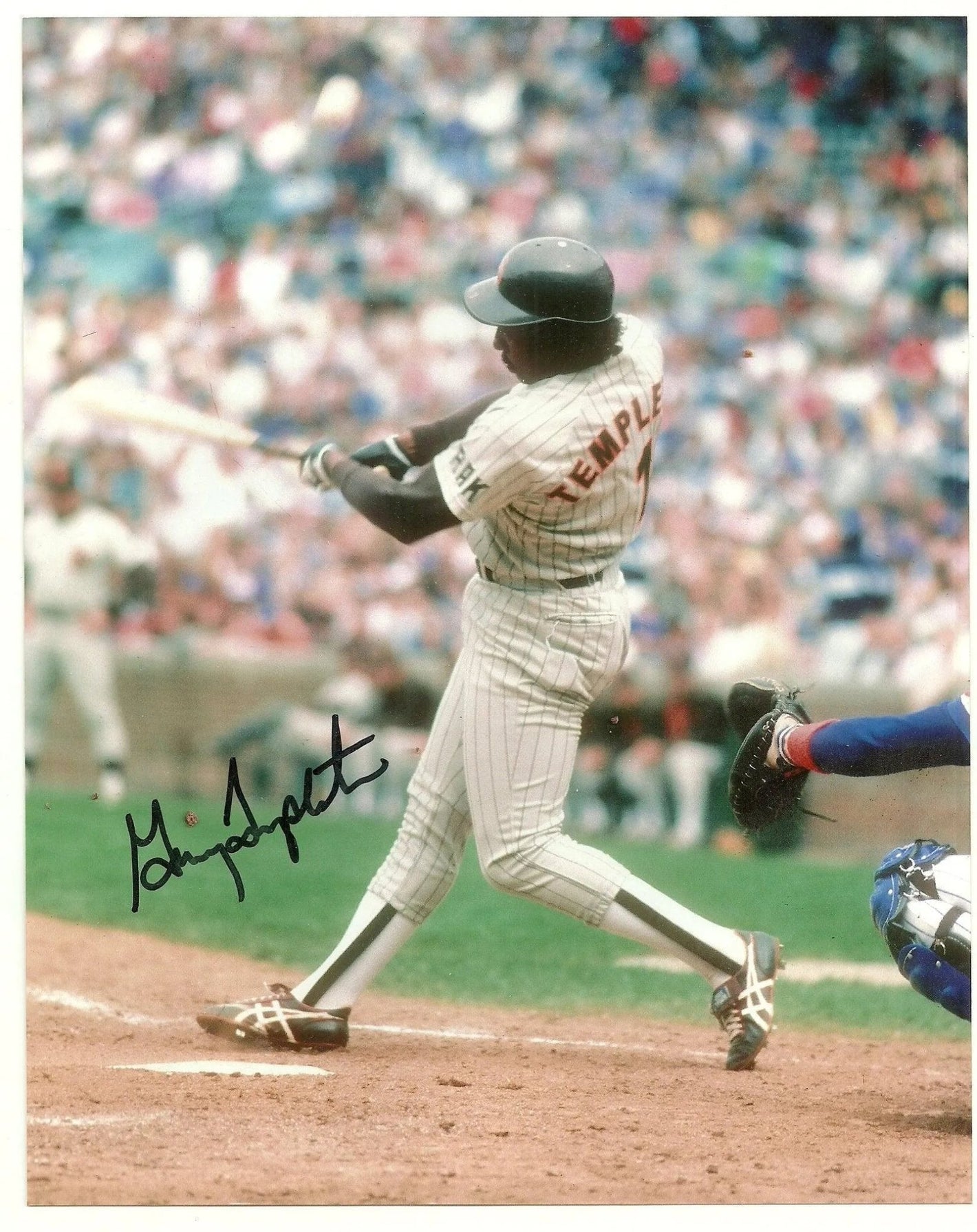 Garry Templeton Signed 8x10 Color Photo - San Diego Padres