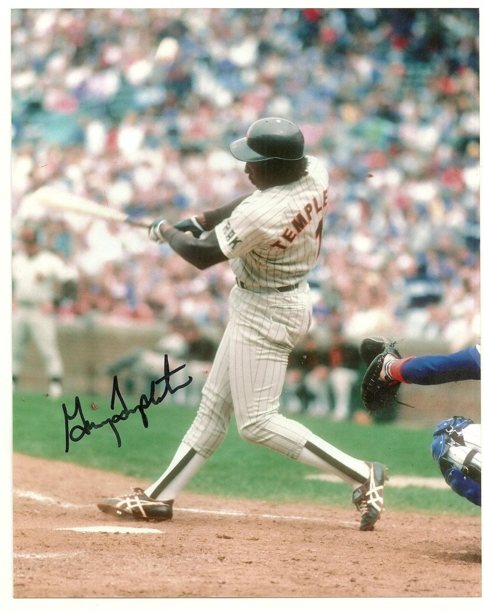 Garry Templeton Signed 8x10 Color Photo - San Diego Padres