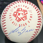 George Bell Signed 1987 All-Star Baseball - Toronto Blue Jays