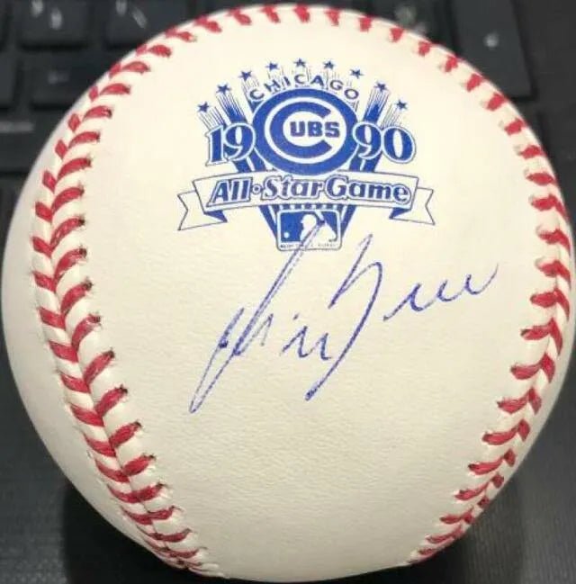 George Bell Signed 1990 All-Star Baseball - Toronto Blue Jays
