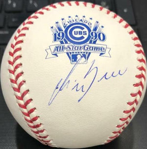 George Bell Signed 1990 All-Star Baseball - Toronto Blue Jays - PastPros