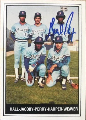 Gerald Perry Signed 1982 TCMA Baseball Card - Richmond Braves #31