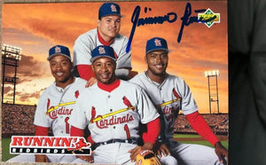 Geronimo Pena Signed 1993 Upper Deck Baseball Card - St Louis Cardinals - PastPros