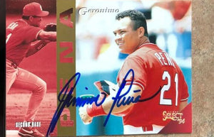 Geronimo Pena Signed 1994 Score Select Baseball Card - St Louis Cardinals