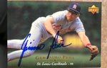 Geronimo Pena Signed 1995 Upper Deck Baseball Card - St Louis Cardinals - PastPros