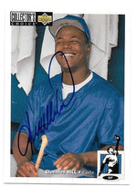 Glenallen Hill Signed 1994 Collector's Choice Baseball Card - Chicago Cubs - PastPros