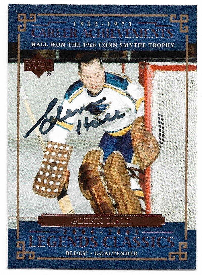 Glenn Hall 2004-05 Upper Deck Legends Classics Hockey Card - St Louis Blues - PastPros