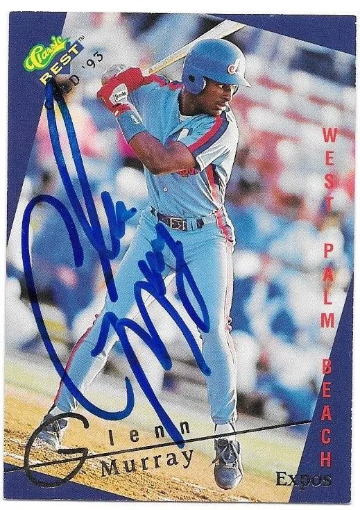 Glenn Murray Signed 1993 Classic Best Gold Baseball Card