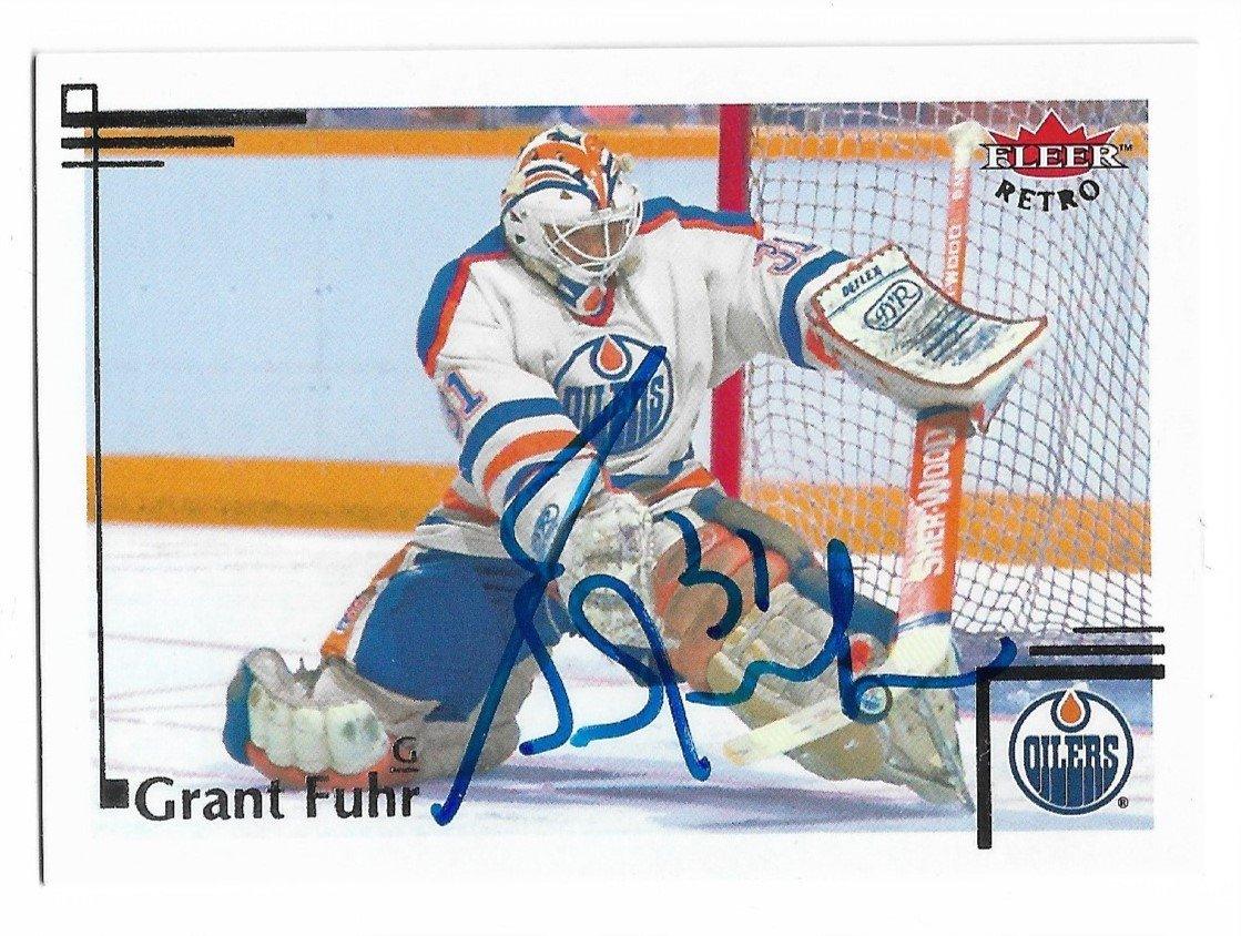 Grant Fuhr 2012-13 Fleer Retro Hockey Card - Edmonton Oilers - PastPros