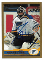 Grant Fuhr Signed 1999-00 Topps Hockey Card - St Louis Blues - PastPros