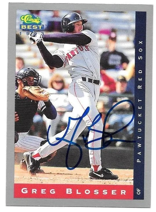Greg Blosser Signed 1993 Classic Best Baseball Card