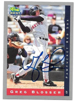 Greg Blosser Signed 1993 Classic Best Baseball Card