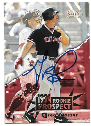 Greg Blosser Signed 1994 Score Select Baseball Card - Boston Red Sox - PastPros