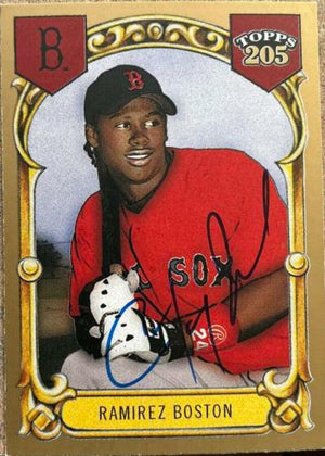 Hanley Ramirez Signed 2003 Topps 205 Baseball Card - Boston Red Sox - PastPros