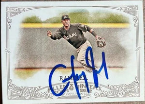 Hanley Ramirez Signed 2012 Allen & Ginter Baseball Card - Florida Marlins