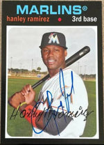 Hanley Ramirez Signed 2012 Topps Archives Baseball Card - Florida Marlins